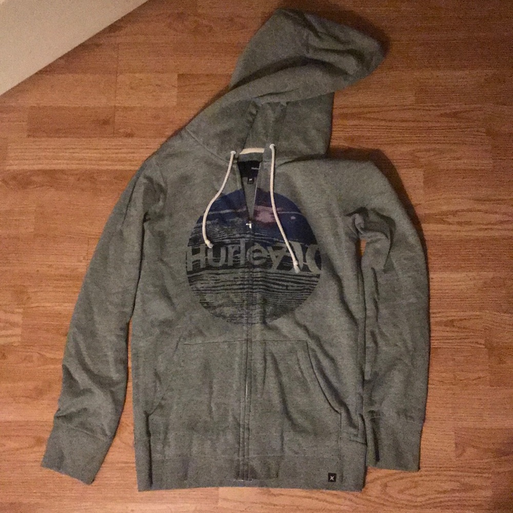 Hurley zip up hoodie